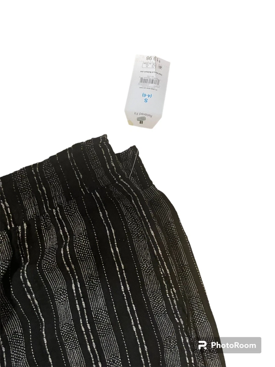 Smocked waist hotsell linen pants