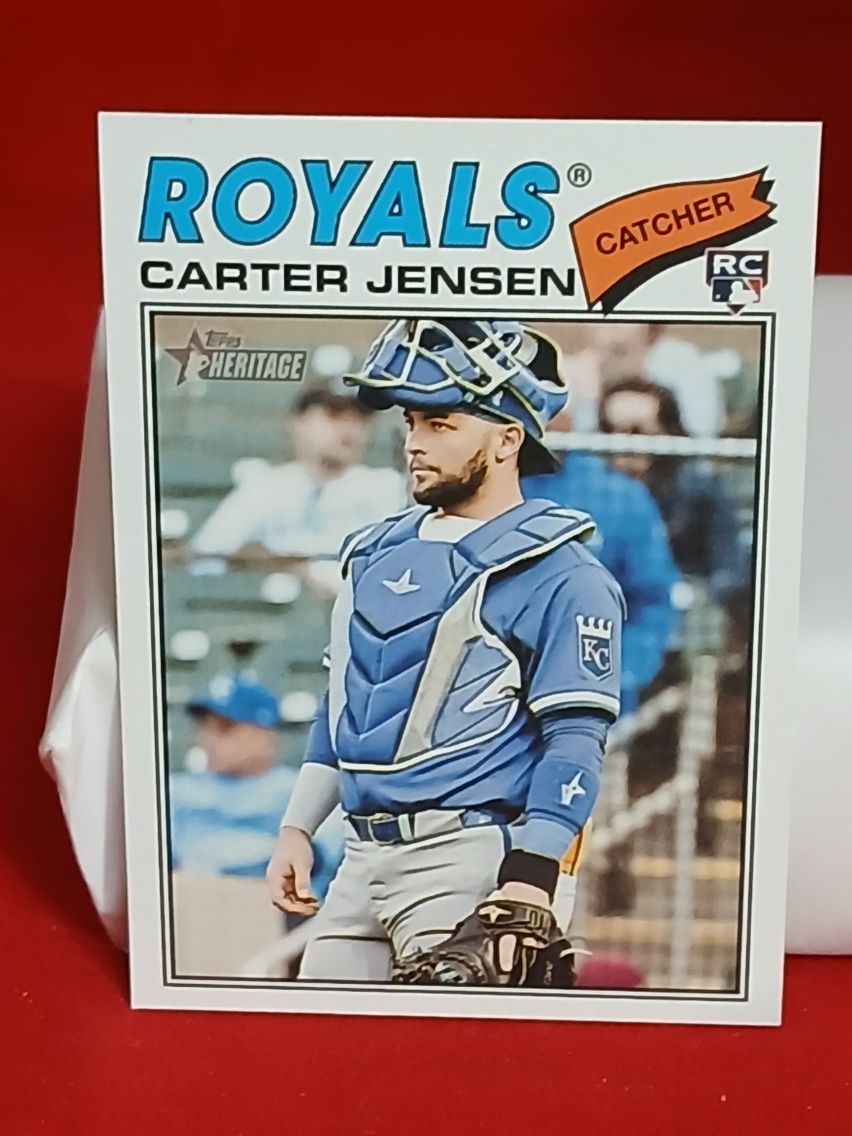 Carter Jensen #199 2026 Topps Heritage Rookie
