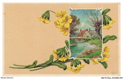 AZKP4-0306-FLEUR - Primula veris Postkarte