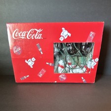 1995 Vintage Coca-cola String Light Set Coke Bottles Polar Bears Wall Plug-in