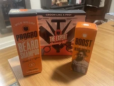 Wild Willies The Expert Grooming Kit Comb, Razor, Scissors++ &Boost+Shampoo NEW!