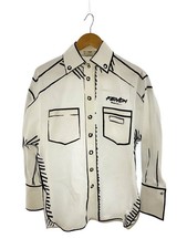  Used FENDI  Long sleeve shirt/36/cotton/WHT/FS7304 AC59 Ladies wear 