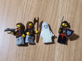 LEGO #6075 Castle Wolfpack Tower 1992 Ghost 100% COMPLETE WITH MANUAL (no box)