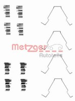 Metzger ZubehöRsatz Scheibenbremsbelag FüR KIA Carens II GroßRaumlimousine FJ