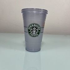 Starbucks Clear Plastic Cold Cup 16oz Grande Tumbler With Lid - SHIPS FAST