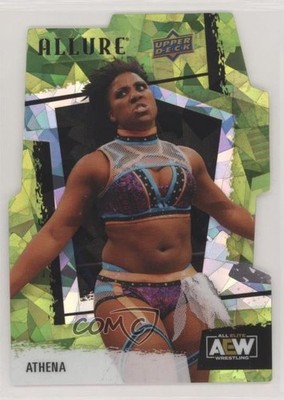 2022 Upper Deck Allure AEW Green Rainbow 56/99 Athena #100 1ai1