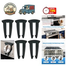 Comprehensive 5-Pack Toddler-Proof Knob Locks for Gas Stoves   Easy Install 