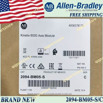 Brand New AB 2094-BM05-S/C Kinetix 6000 Axis Module 2094-BM05-S serC Free Ship