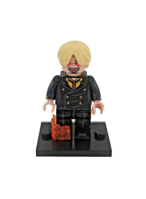 One Piece Charakter Sanji Klemmbaustein Baustein Custom Minifigur Neu