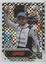 2023 Chrome Formula 1 F1 Drivers Checker Flag X-Fractor Fernando Alonso #34 u0u