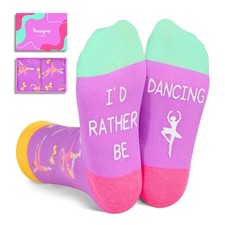 Crazy Socks for Kids - Dance Recital Gifts for Girls, Karate Skiing Gifts