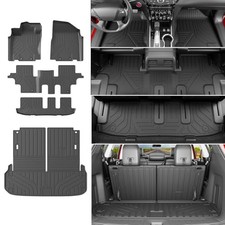 powoq 7 Seats Floor Mat Compatible with 2013-2020 Nissan Pathfinder Cargo Mat 13