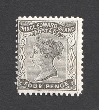 Canada Prince Edward Island QV 4d Mint Stamp. Queen Victoria