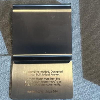 ForeverSpin Metal Wallet