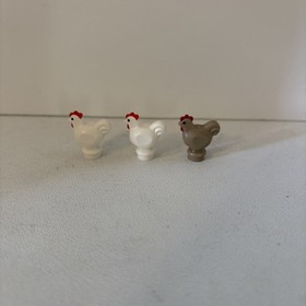 Lot of 3 Lego Minifigures for Mill Village Raid #7189, and 4 Animals