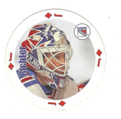 Mike Richter 1998-99 Bicycle NHL Hockey Aces Goalies Disc Jack Diamonds