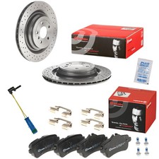 Brembo Bremsscheiben 345mm + Bremsbeläge Hinten passend für Mercedes M-Klasse