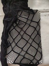 Black geometric fishnet tights 2 pairs 148