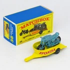 Matchbox - 38 Honda Motorcycle Trailer V1 - Large Label & E4 Box - Lesney Boxed
