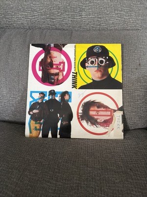 Information Society Think Record Tommy Boy Records 1990 12'' Vinyl Maxi Single