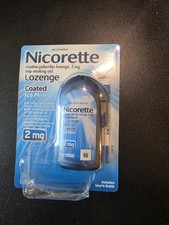 Nicorette Lozenge Coated Ice Mint Flavor 2 mg 20 Lozenges Exp 03/2025