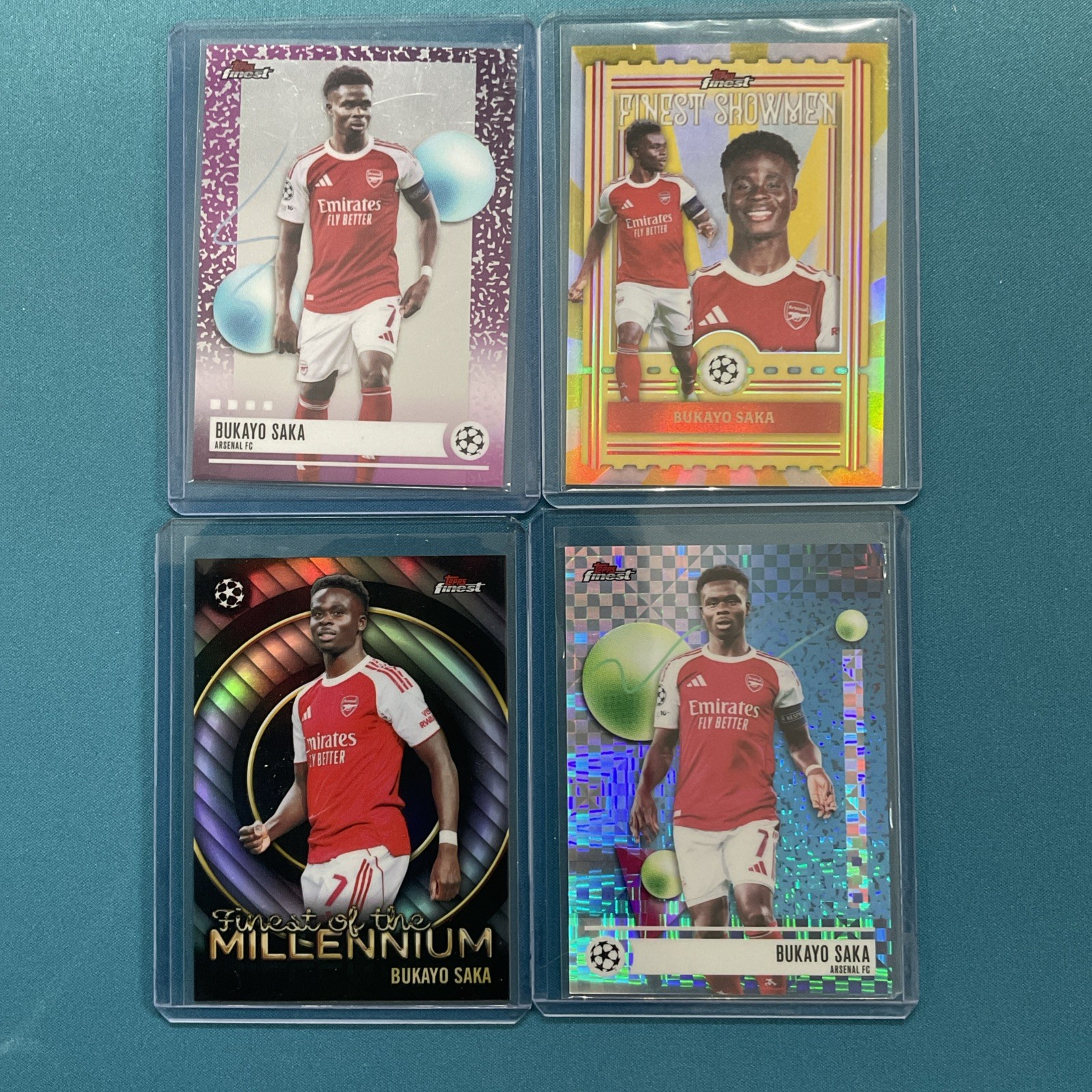 Bukayo Saka 2026 Topps Panini World Cup and UCC Lot Arsenal England view 3