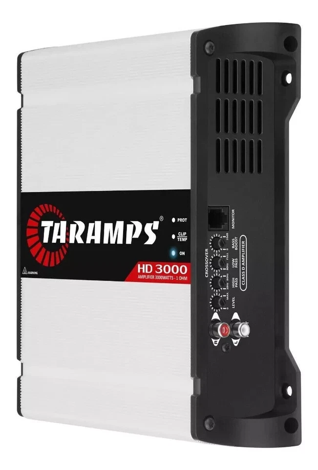 Amplificatore Taramps HD 3000 - 2OHM Amplificatore HD3000 3000W RMS 1 canale ... - Immagine 3 di 4
