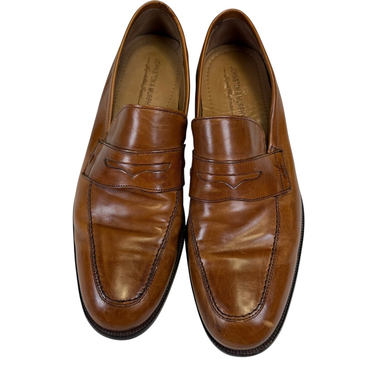 Johnston & Murphy Mens Penny Loafer Leather Dress Shoes  display picture 2