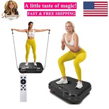 Vibration Plate Exercise Machine,Vibrating Platform for Lymphatic Drainage wi...