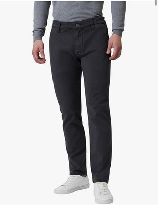 Mavi Men's Milton Mid Rise Slim Straight Pants, Ash Luxe Twill, 31x30