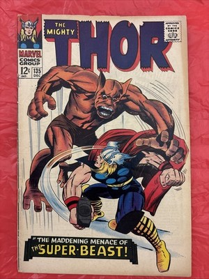 Thor #135 (Marvel 1966) 2nd High Evolutionary : Silver Age Comics Mid Grade
