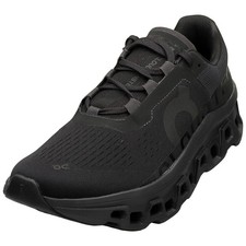 Image of On Running Cloudmonster Mens Casual Trainers in Black - 8.5 UK