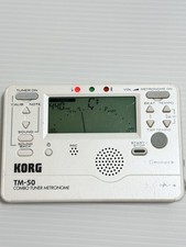 KORG TM-50 Combo Instrument Tuner and Metronome Tested Working