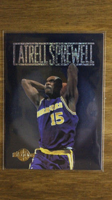 1994-95 Skybox - The Center Stage Latrell Sprewell #CS7 Warriors NM