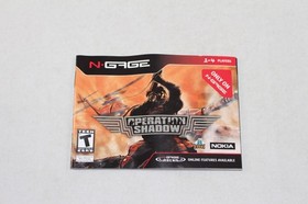 Operation Shadow Nokia N-Gage Complete CIB Very Good Condition! NICE!