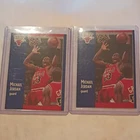 Fleer 1991 Michael Jordan Chicago Bulls #29 Basketball Card Lot (2)