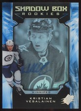 2018-19 SPx Shadow Box Rookies Silver Kristian Vesalainen RC Auto 152/198 #39
