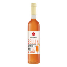 Höllinger Bio Bellini Cocktailsirup 500ml Glasflasche Alkoholfrei