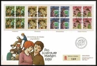 SG57 SWITZERLAND 1989 Registered FDC Pro Juventute Children multiples of 4