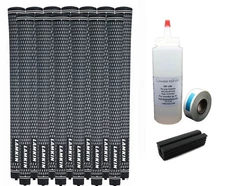 New 13 Lamkin Crossline Standard Golf Grips - With Grip Kit