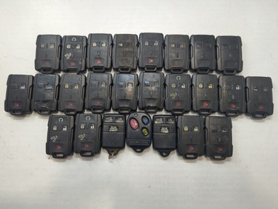 Lot of 25 Chevrolet Keyless Entry Remote Fob MIXED FCC IDS MIXED PART RIR65