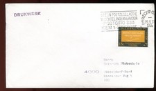 Netherlands ICEM Refugee Transport 18c Stamp Utrecht 1966 Cover. Holland