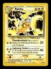Raichu 21/64 Rare Neo Revelation Pokemon Unlimited Lightly Played on eBay