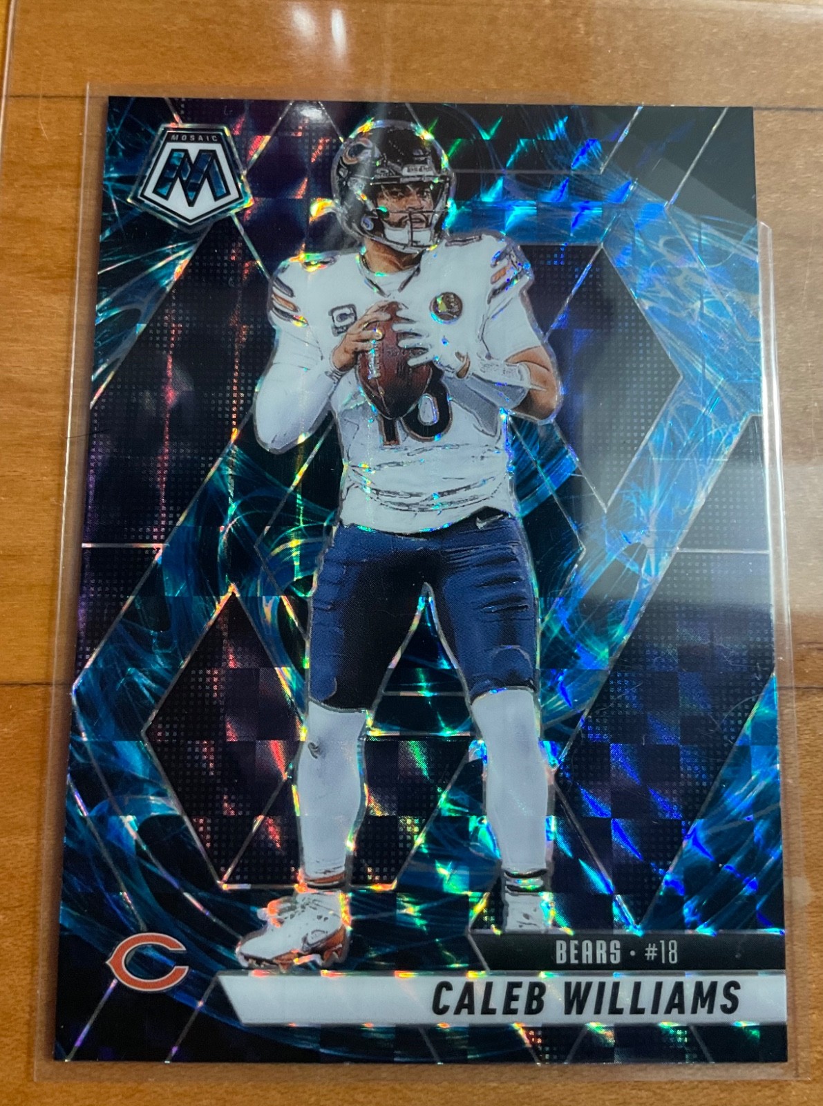 2025 Panini Mosaic - Caleb Williams #22 Genesis Mosaic Prizm - Chicago Bears