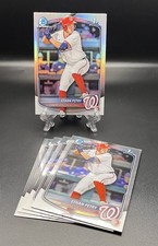 5 CARD LOT - 2025 BOWMAN DRAFT CHROME ETHAN PETRY RC NATIONALS BDC151