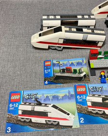 Lego City 7897 Train With Instructions Figures & Extra Trains See Description