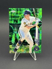 2020 Topps Chrome Update Sapphire Edition #U-176 Brock Holt Green #/45