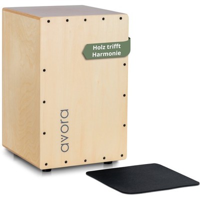 Avora Cajon Basswood Linde Schlagfläche warmer Sound Percussion Trommel Sitzpad