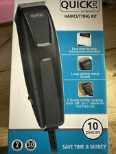 NEW Quick Cut Performer by Wahl Men Boys Hair Cutting Kit Home Barber 10 Pieces