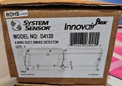 System Sensor Innovair Flex 4 Wire Duct Smoke Detector D4120